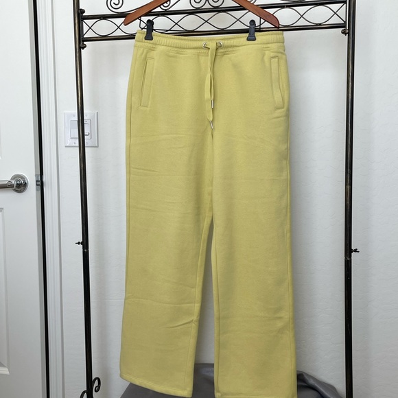Yellow Drawstring Sweatpants - Picture 1 of 5